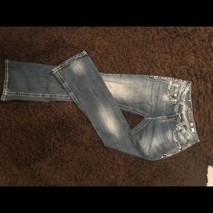 Miss me crystal bling jeans JE8027BL